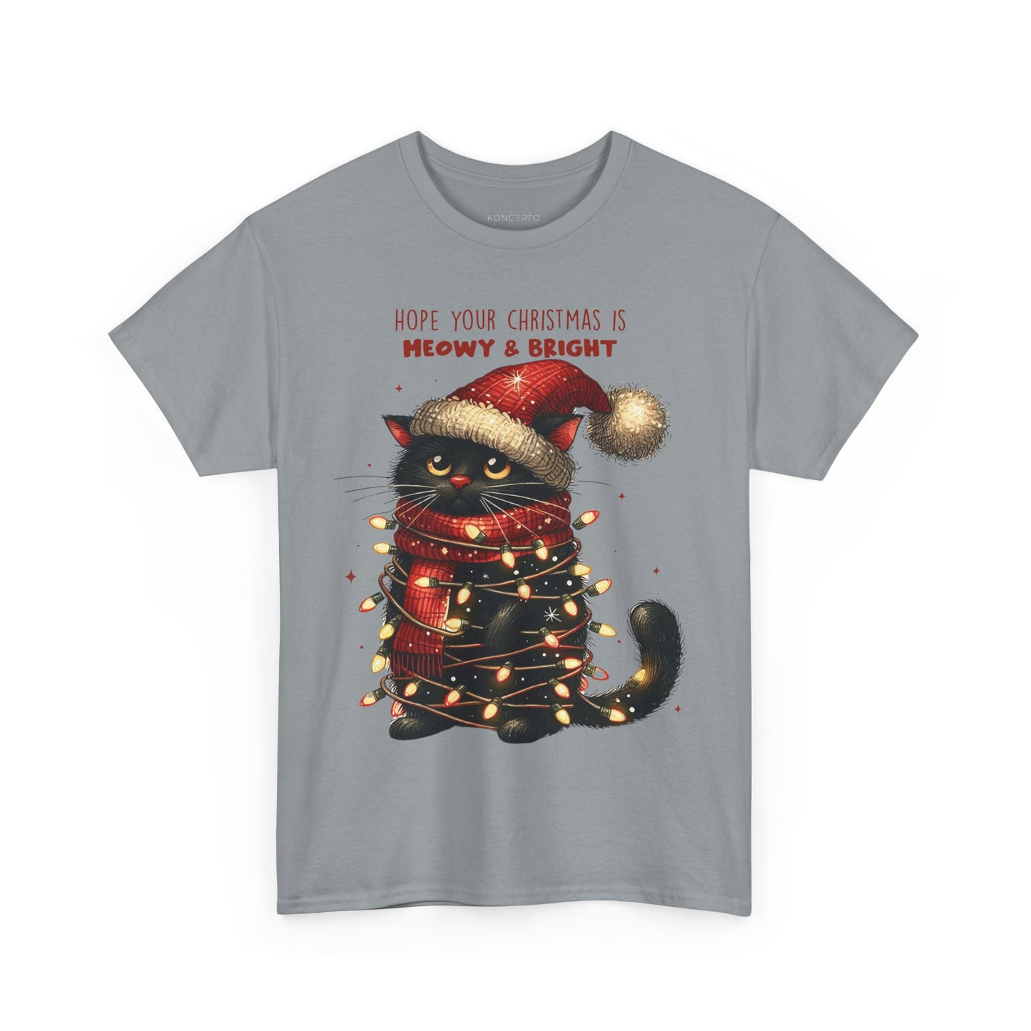 Hope Your Christmas is Meowy & Bright - Cute Cat Holiday Greeting