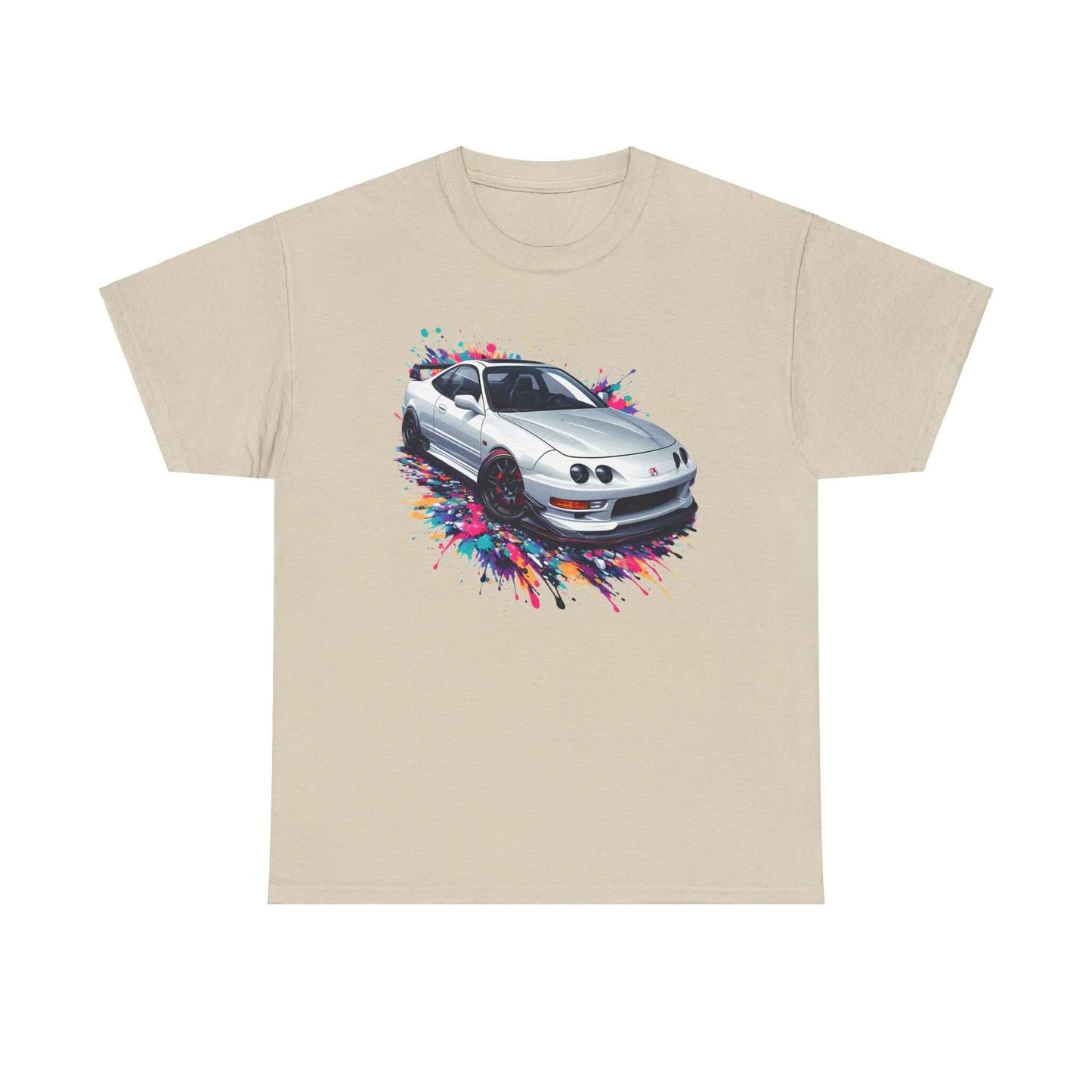 One of the many popular shirts on El Koncepto available in a T-shirt. Acura Integra in white. Jdm Drift Style