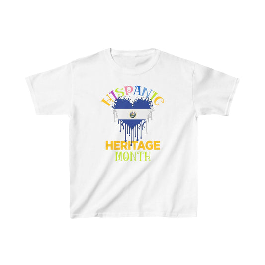 Kids Tee - Vibrant Hispanic Heritage Month El Salvador Design