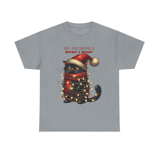 Hope Your Christmas is Meowy & Bright - Cute Cat Holiday Greeting