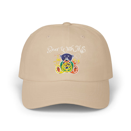 Classic Dad Cap with Colorful Bear Design, Relaxed Vintage Cap, Gift for Dads, Casual Everyday Hat, Dad's Day, Birthday Gift