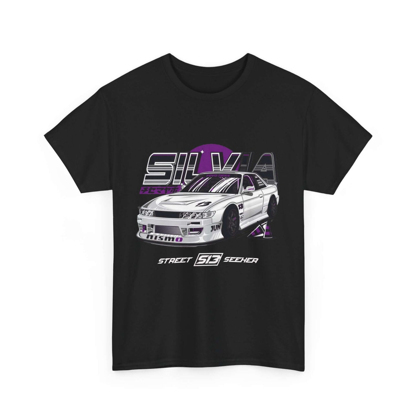 Drift-Ready Silvia S13 Tee - JDM Street Racing Shirt - Tuner Car Enthusiast Top