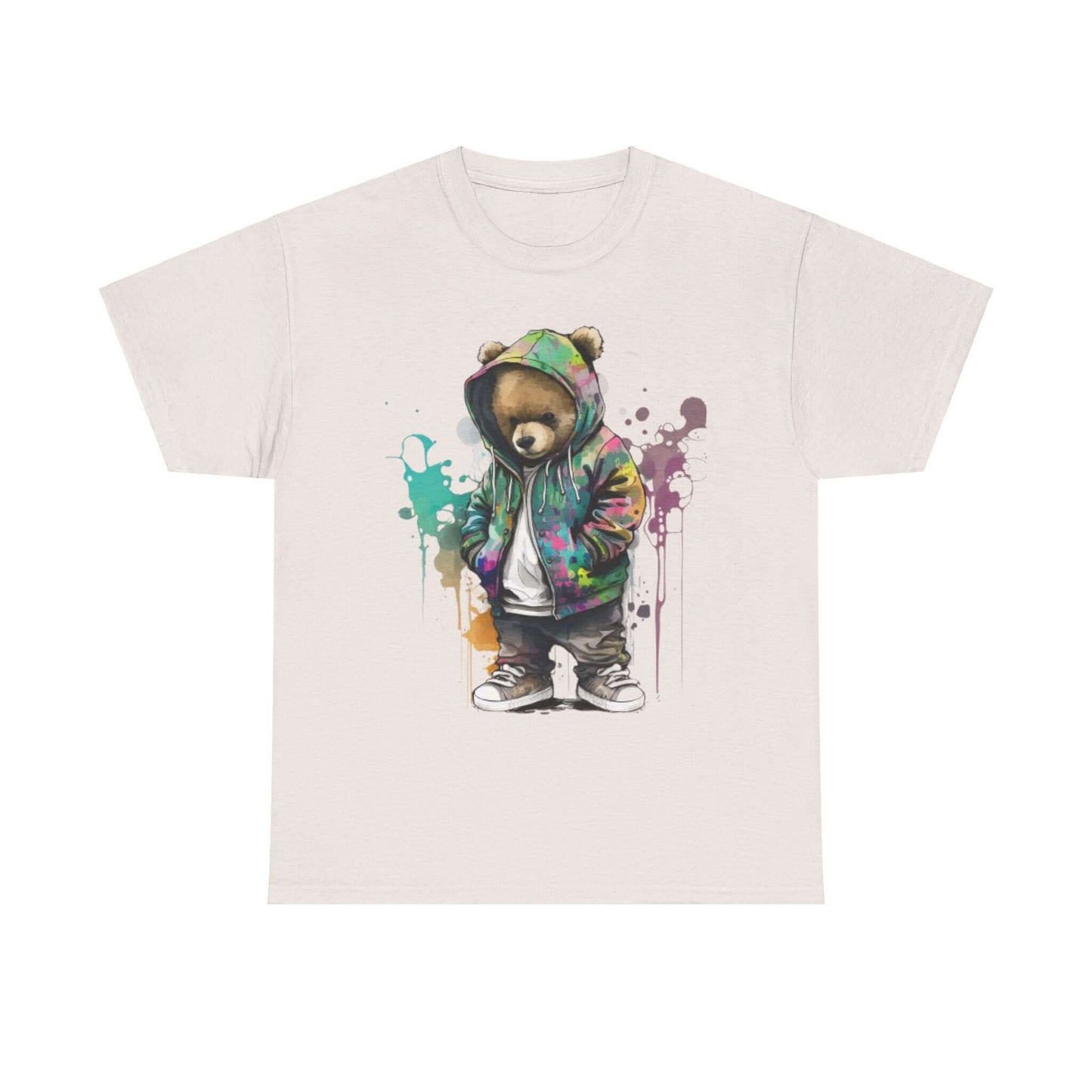 Bear Fashion Ready Tee with vibrant colors featuring stylish bear design, perfect for adding fun to outfits and ideal for casual wear.