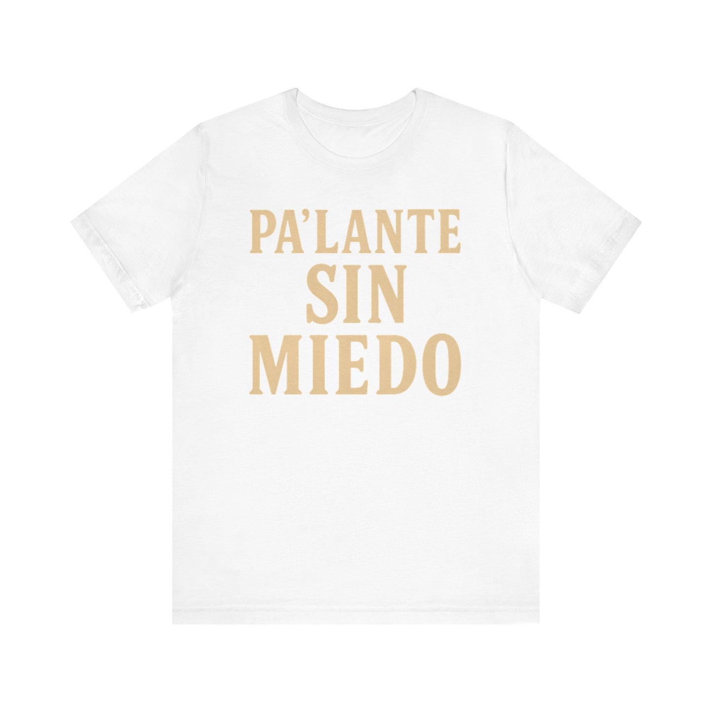 Pa Lante Sin Miedo T-Shirt, Bold Spanglish Streetwear, Puerto Rican Pride Graphic Tee, Latinx Empowerment Shirt