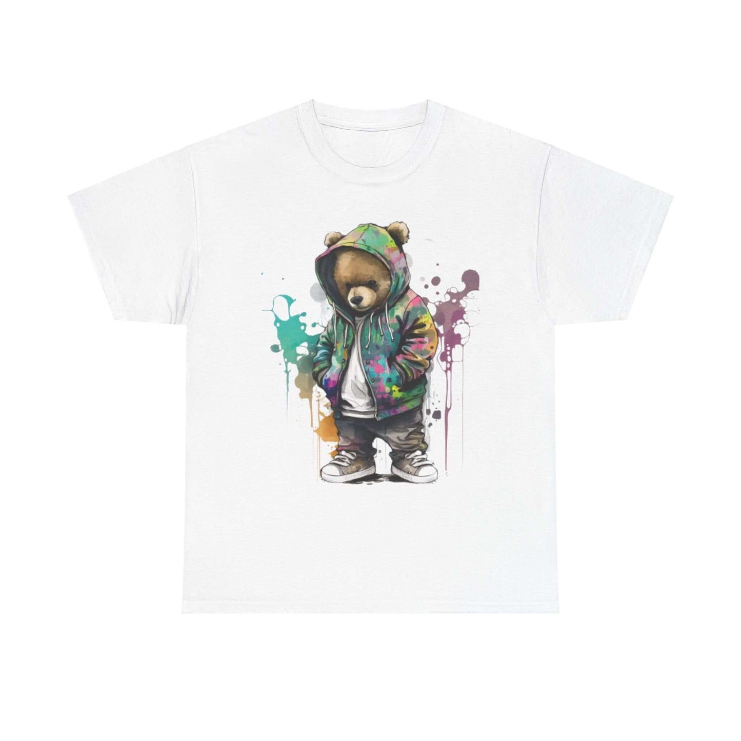 Bear Fashion Ready Tee with Vibrant Colors