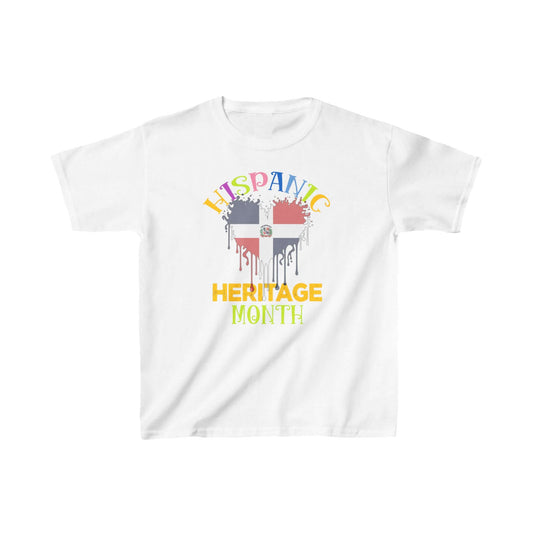 Kids Tee - Hispanic Heritage Santo Domingo Flag T-Shirt