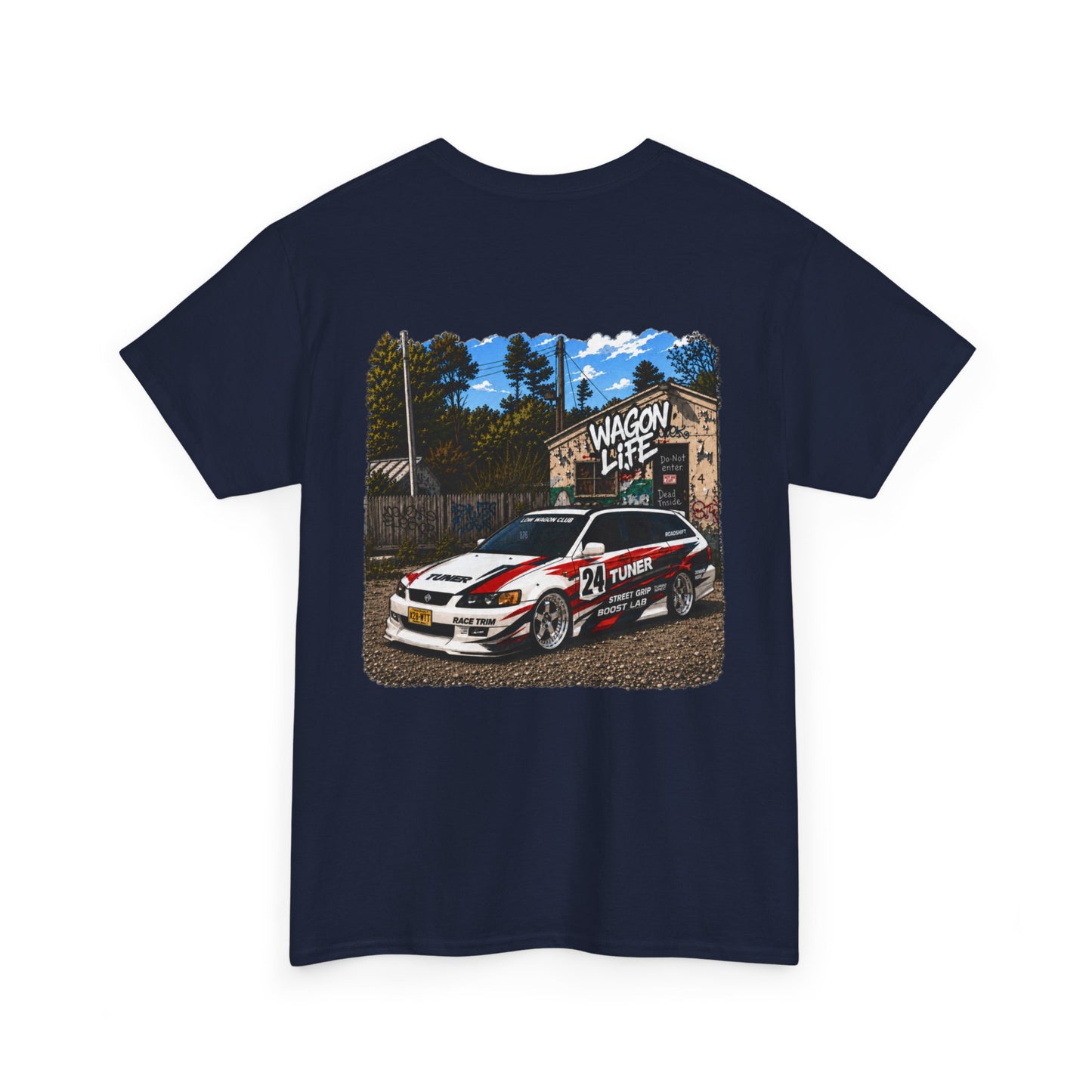 Wagon Life Shirt, AWD Wagon Graphic Tee, Import Car Shirt, JDM Inspired Streetwear, Tuner Wagon Car Meet Tee