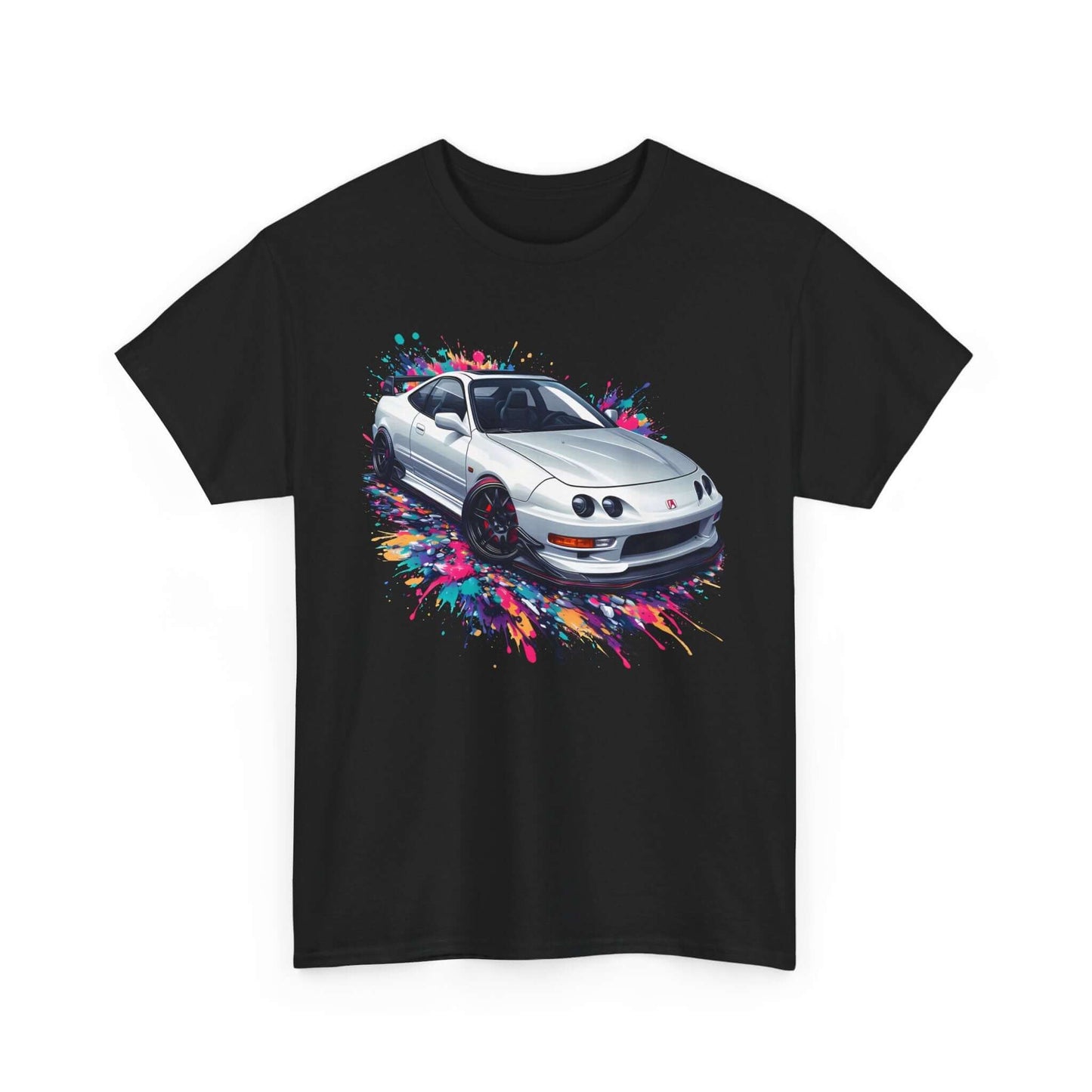 One of the many popular shirts on El Koncepto available in a T-shirt. Acura Integra in white. Jdm Drift Style