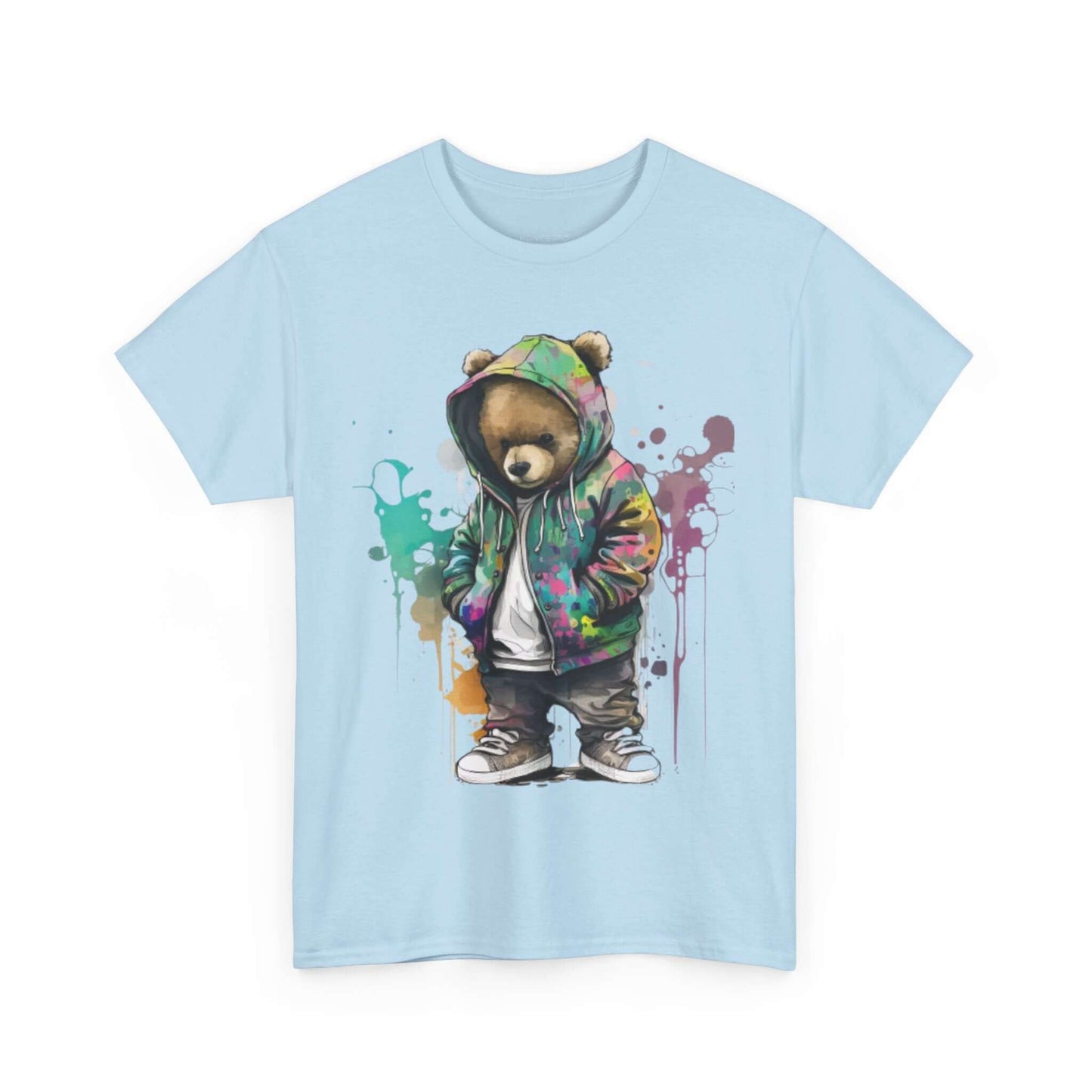 Bear Fashion Ready Tee featuring vibrant colors and playful bear design, perfect for adding fun and style to any casual outfit.