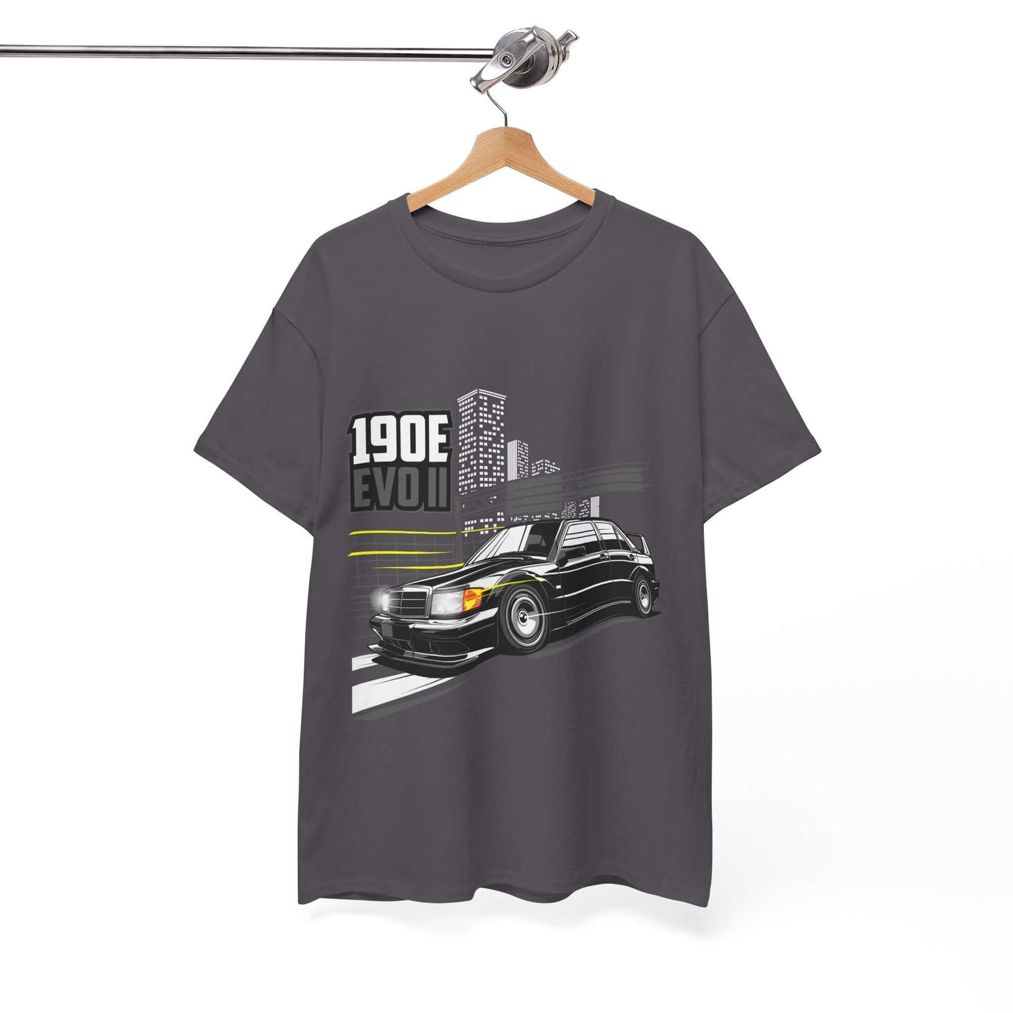 Car Enthusiast Tee - 190E Evo II Classic Car Urban Style Retro Sedan Shirt