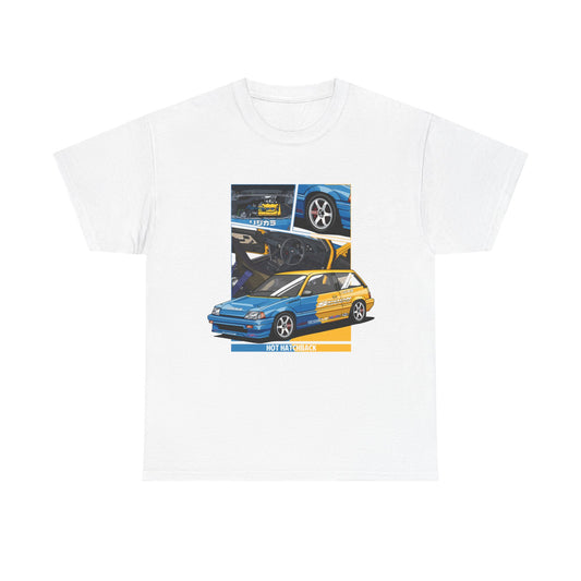 Drift JDM Unisex Tee - Hot Hatch Design