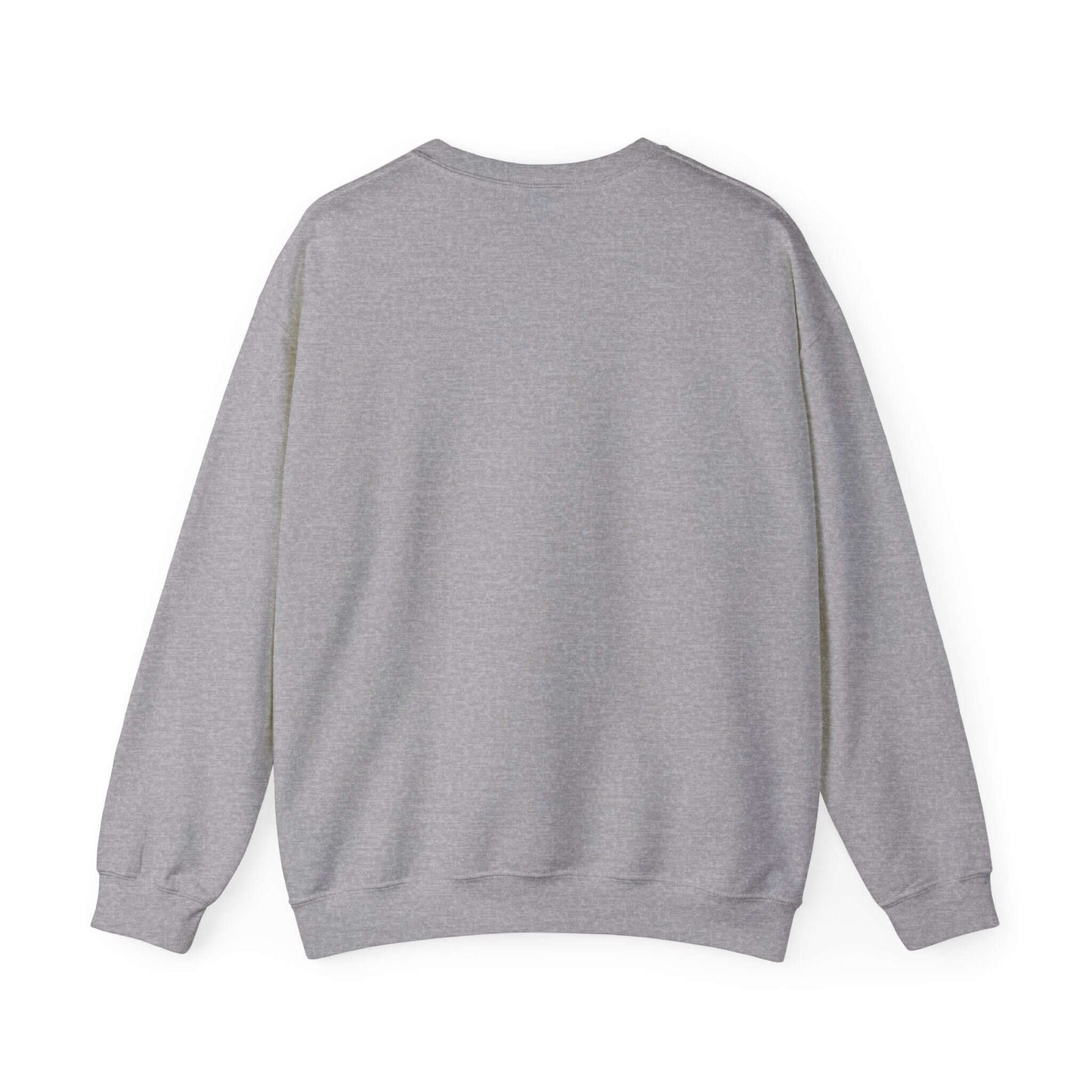 Gray unisex sweatshirt with Valentine's Day 'Be Mine' romantic lips design, perfect for couples, made of 50% cotton and 50% polyester.