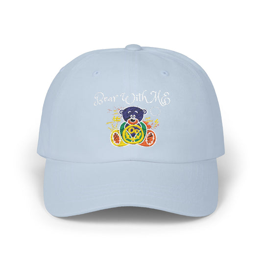 Classic Dad Cap with Colorful Bear Design, Relaxed Vintage Cap, Gift for Dads, Casual Everyday Hat, Dad's Day, Birthday Gift
