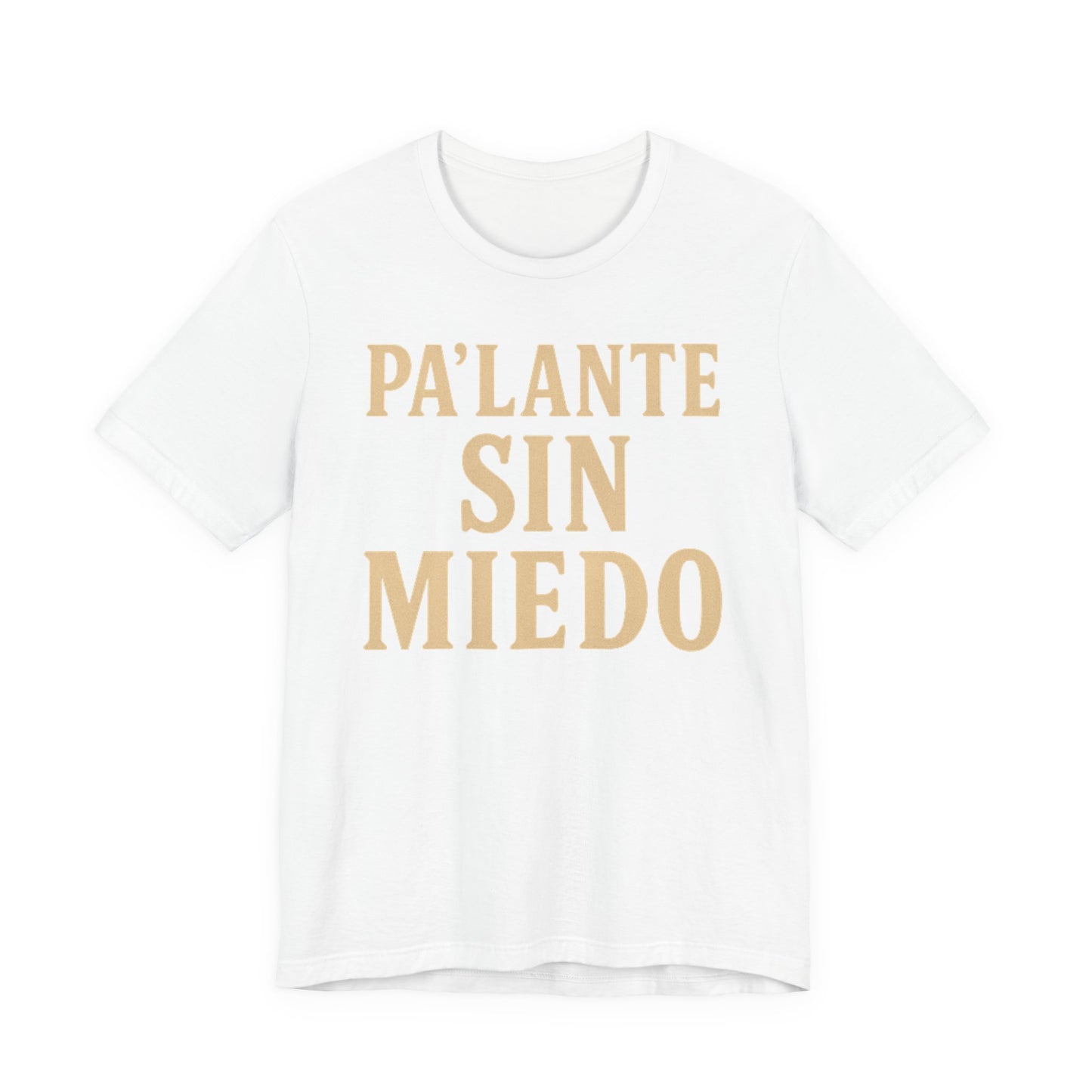 Pa Lante Sin Miedo T-Shirt, Bold Spanglish Streetwear, Puerto Rican Pride Graphic Tee, Latinx Empowerment Shirt
