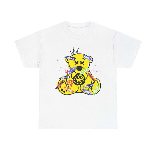 Cute, lovely, admirable teddy bear bright color t-shirt