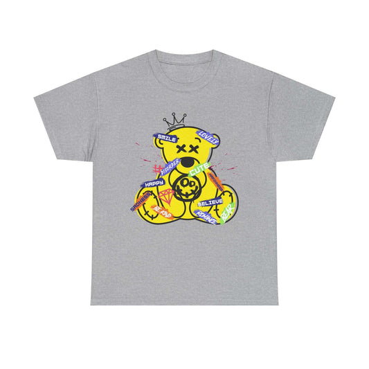Cute, lovely, admirable teddy bear bright color t-shirt