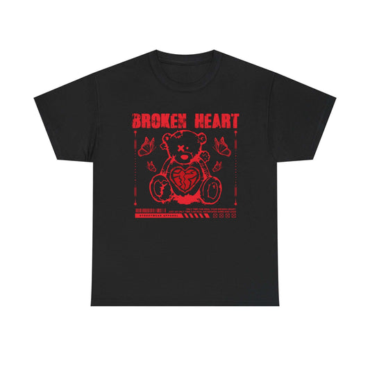 T-Shirt - Broken Heart Teddy Bear Design