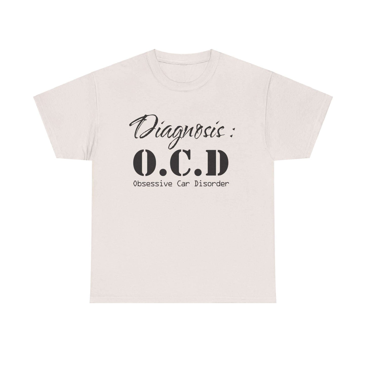 Unique Car Enthusiast T-Shirt: Show Your Love for Cars with OCD (Obsessive Car Disorder)