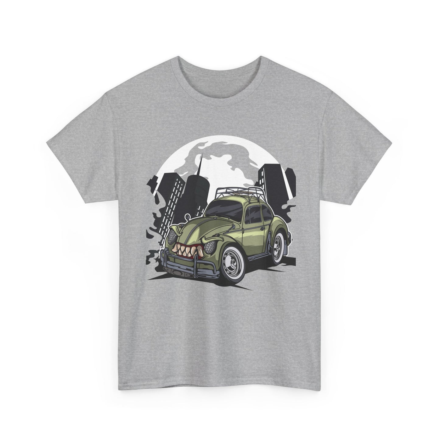 Beetle Art Unisex Tee - Vintage Car Urban Monster Retro Unique Print