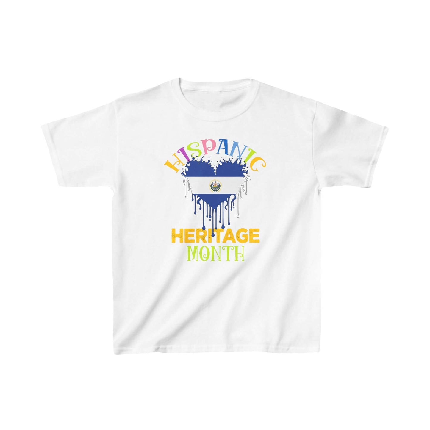 Kids Tee - Vibrant Hispanic Heritage Month El Salvador Design