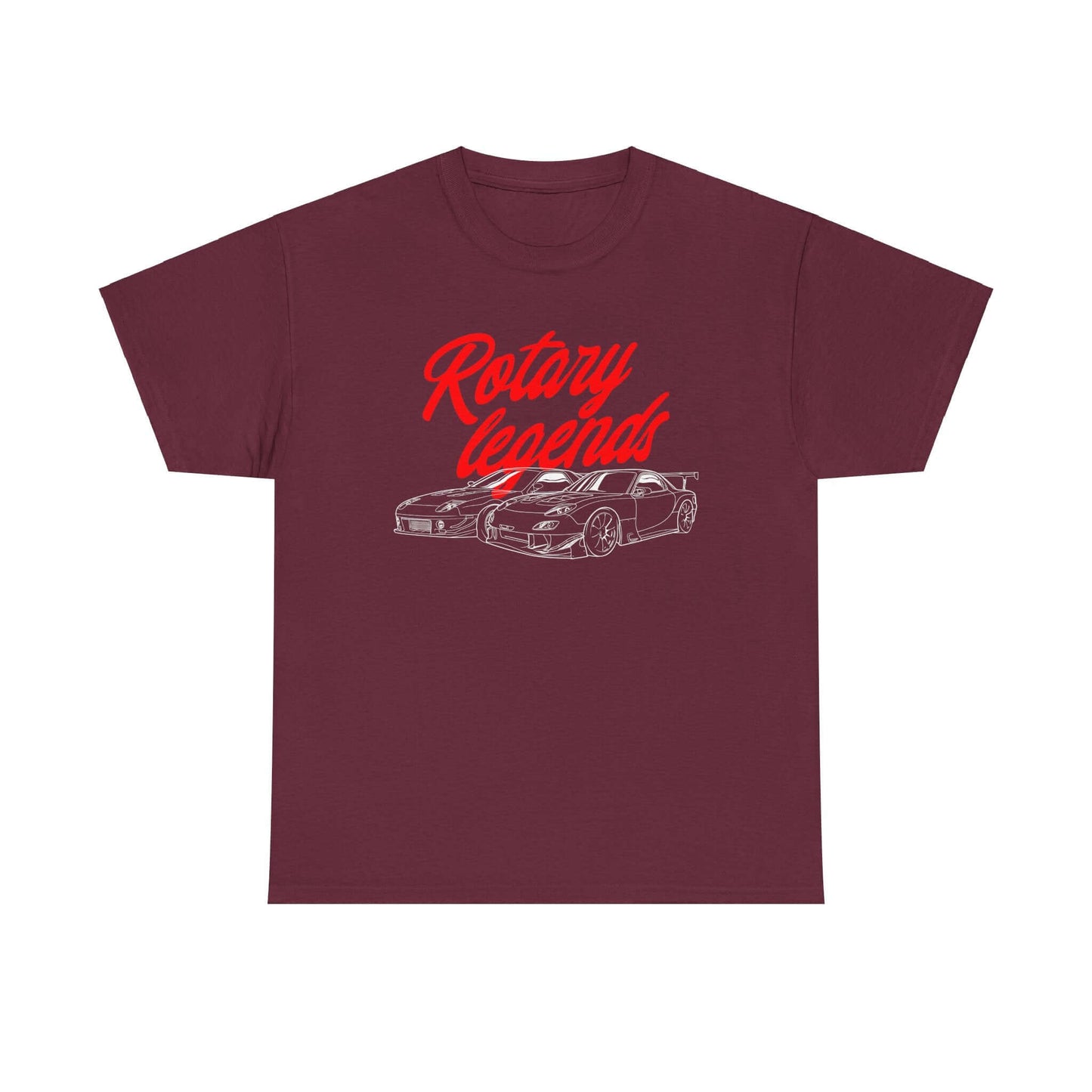 Rotary Legends T-Shirt, Classic Rotary Engine Cars Tee, Racing Enthusiast Apparel