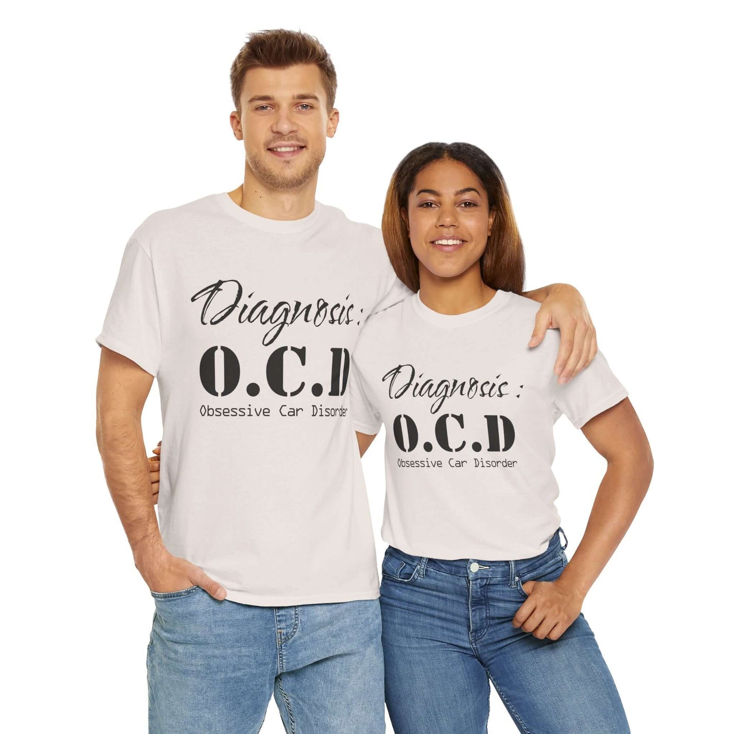 Unique Car Enthusiast T-Shirt: Show Your Love for Cars with OCD (Obsessive Car Disorder)