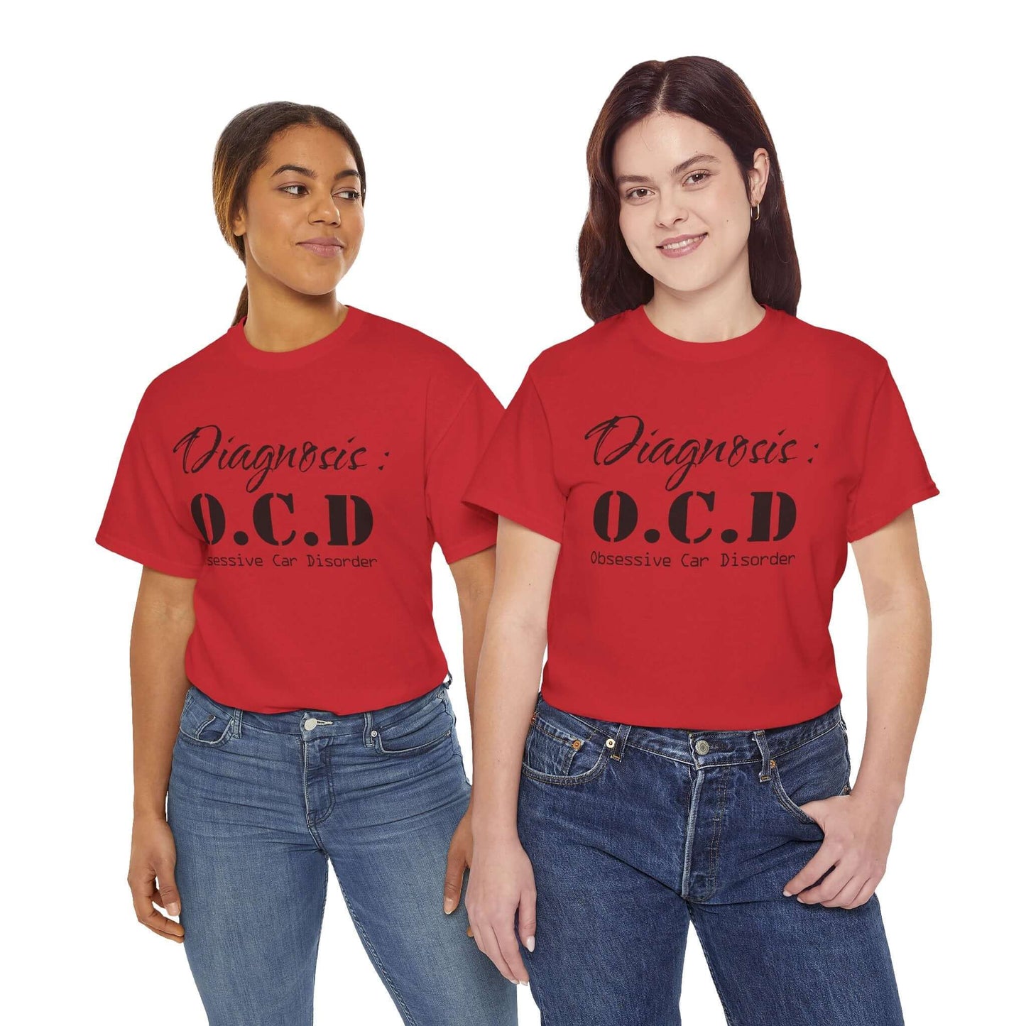 Unique Car Enthusiast T-Shirt: Show Your Love for Cars with OCD (Obsessive Car Disorder)