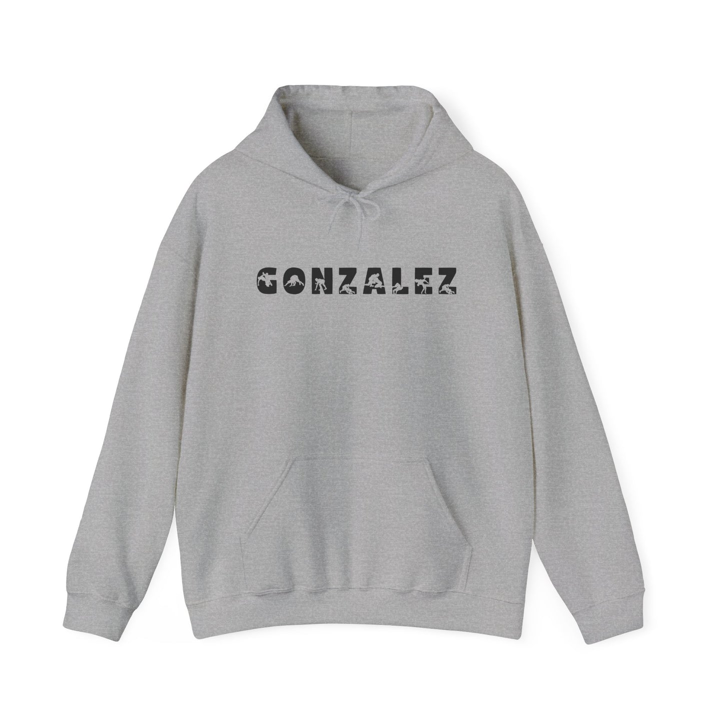 Custom Name Wrestling Hoodie - Unisex Hooded Sweatshirt