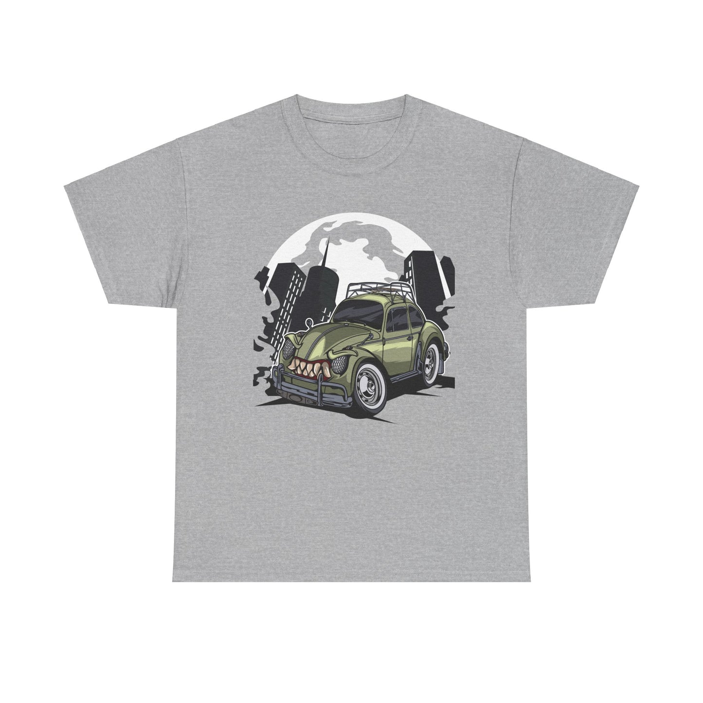 Beetle Art Unisex Tee - Vintage Car Urban Monster Retro Unique Print