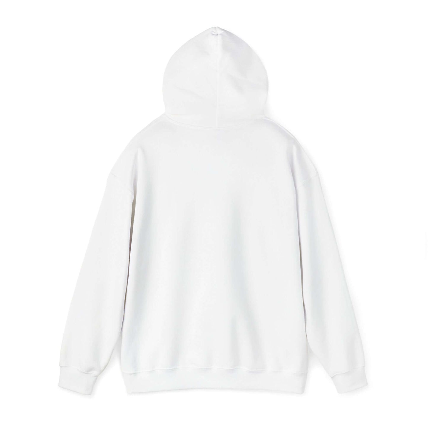 White hooded sweatshirt showcasing DC2 USDM Front Clip, perfect for car enthusiasts and casual wear.