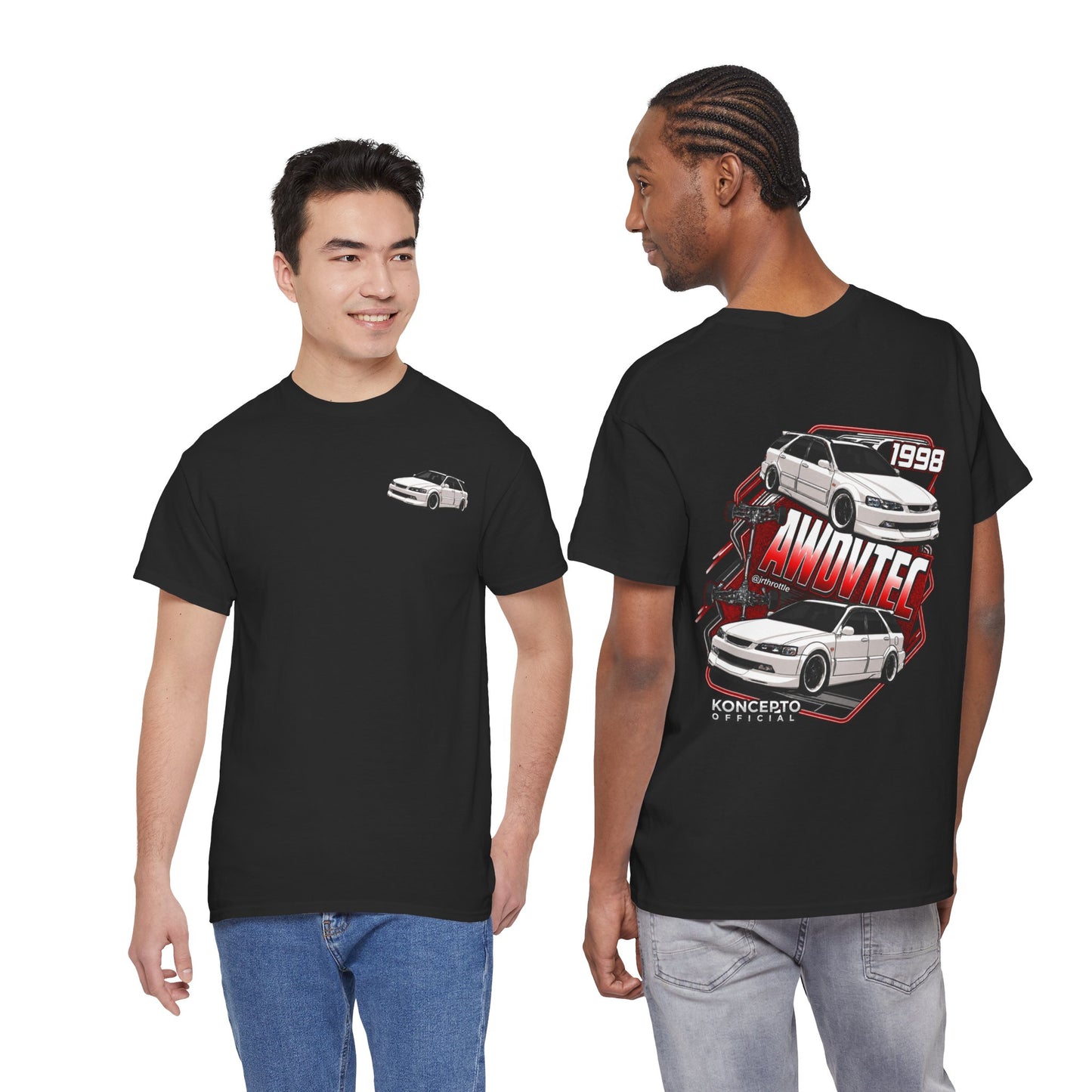 1998 AWD Wagon T-Shirt Retro All Wheel Drive JDM Car Tee