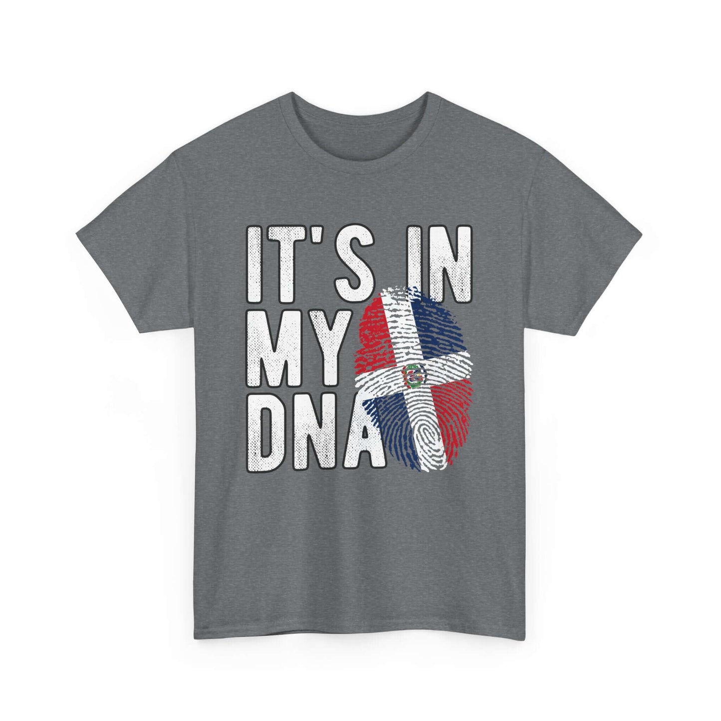 Unique Heritage Graphic T-Shirt with 'It's in My DNA' design, celebrating roots and ancestry. Ideal for cultural events and family gatherings.