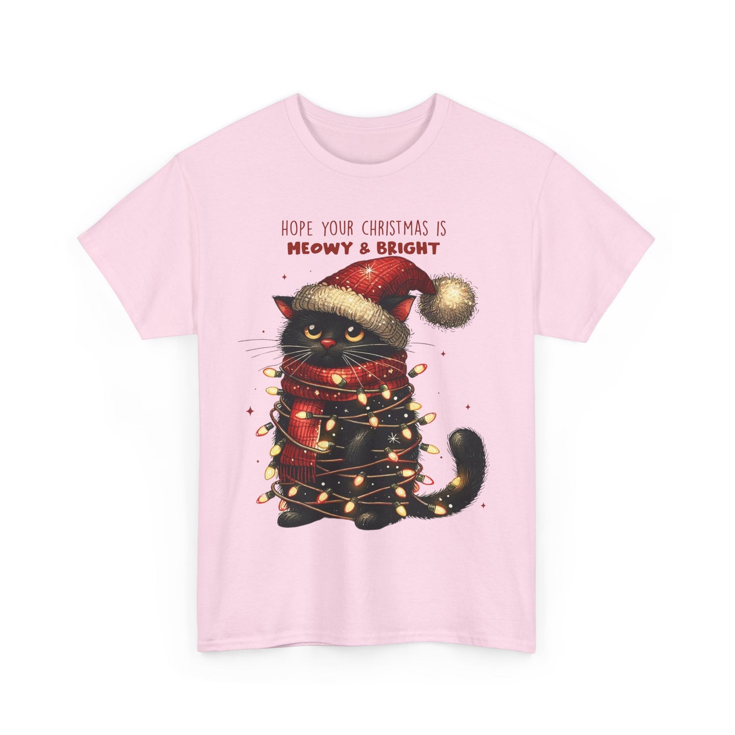 Hope Your Christmas is Meowy & Bright - Cute Cat Holiday Greeting