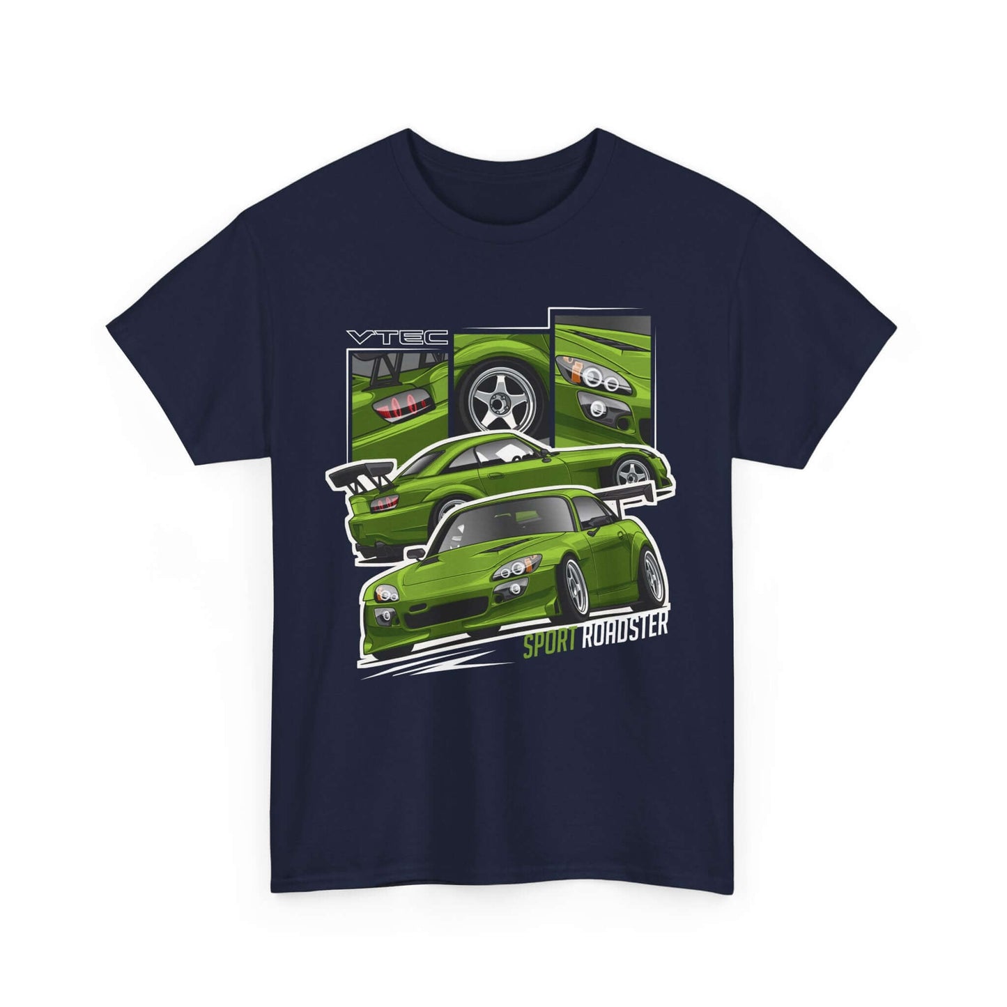 Sport Car Tee - Vibrant Green Honda S2000