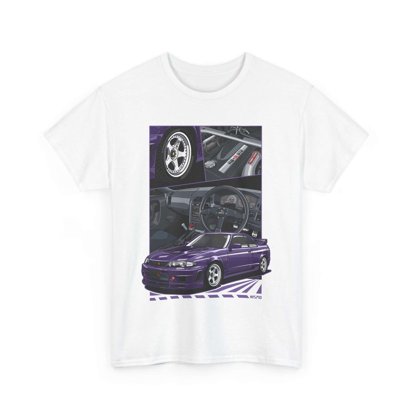 JDM Purple NISMO Nissan Silvia Cartoon T-Shirt