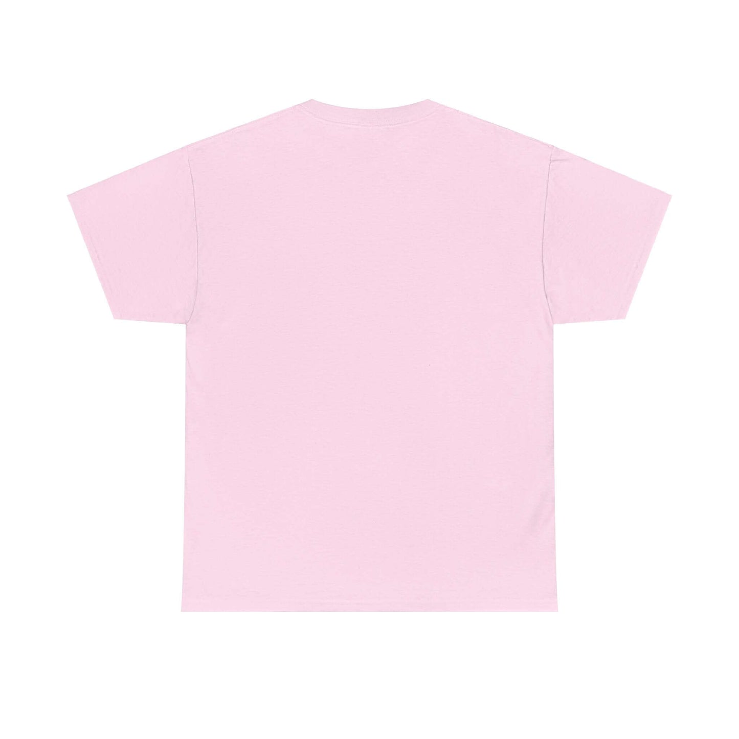 Back view of Cupid's Favorite T-Shirt in soft pink, perfect for a playful Valentine's Day outfit.