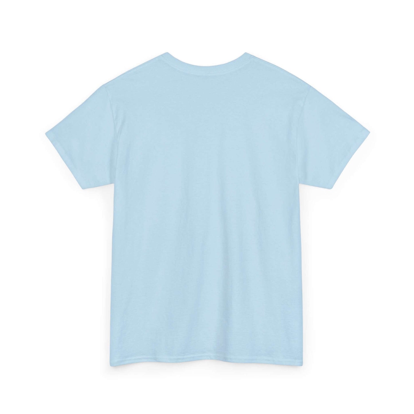 Back view of the Forest Drive Tee in light blue, showcasing a comfortable and stylish casual wear option.