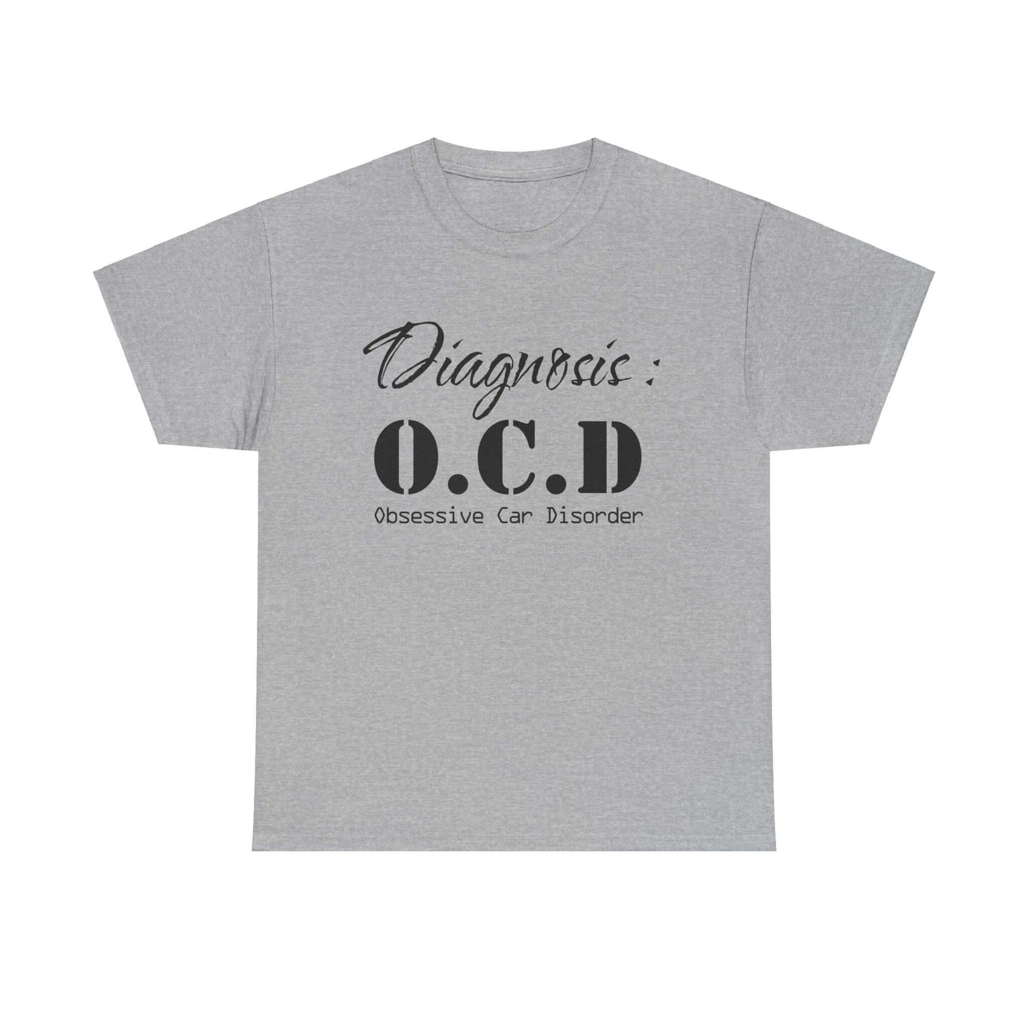 Unique Car Enthusiast T-Shirt: Show Your Love for Cars with OCD (Obsessive Car Disorder)