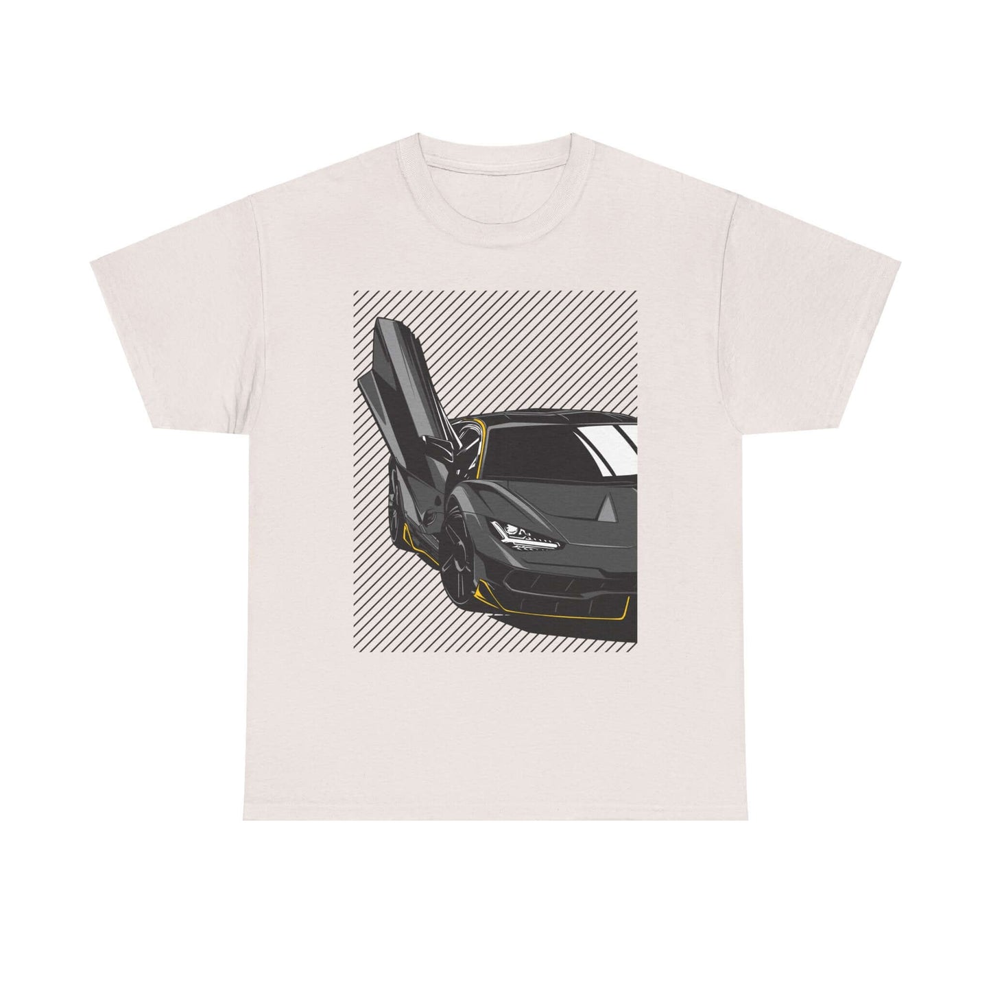 Modern Supercar T-Shirt, Contemporary Auto Enthusiast Tee, Trendy Racewear