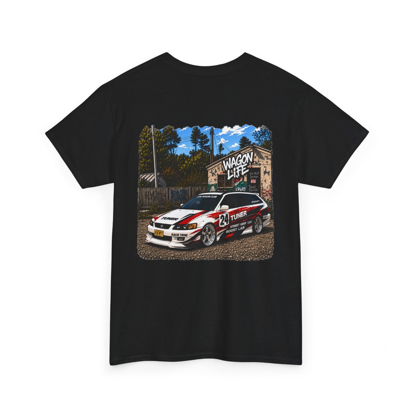 Wagon Life Shirt, AWD Wagon Graphic Tee, Import Car Shirt, JDM Inspired Streetwear, Tuner Wagon Car Meet Tee