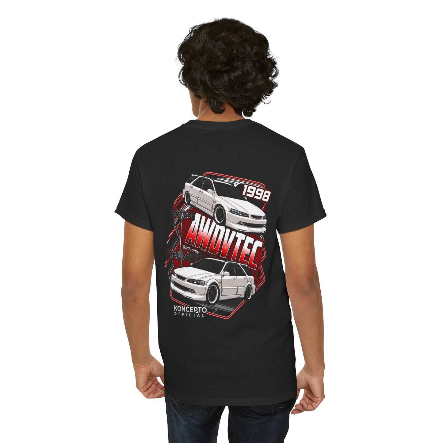 1998 AWD Wagon T-Shirt Retro All Wheel Drive JDM Car Tee