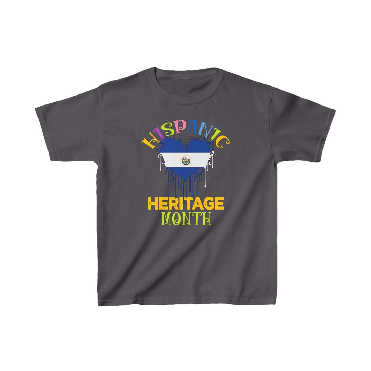 Kids Tee - Vibrant Hispanic Heritage Month El Salvador Design