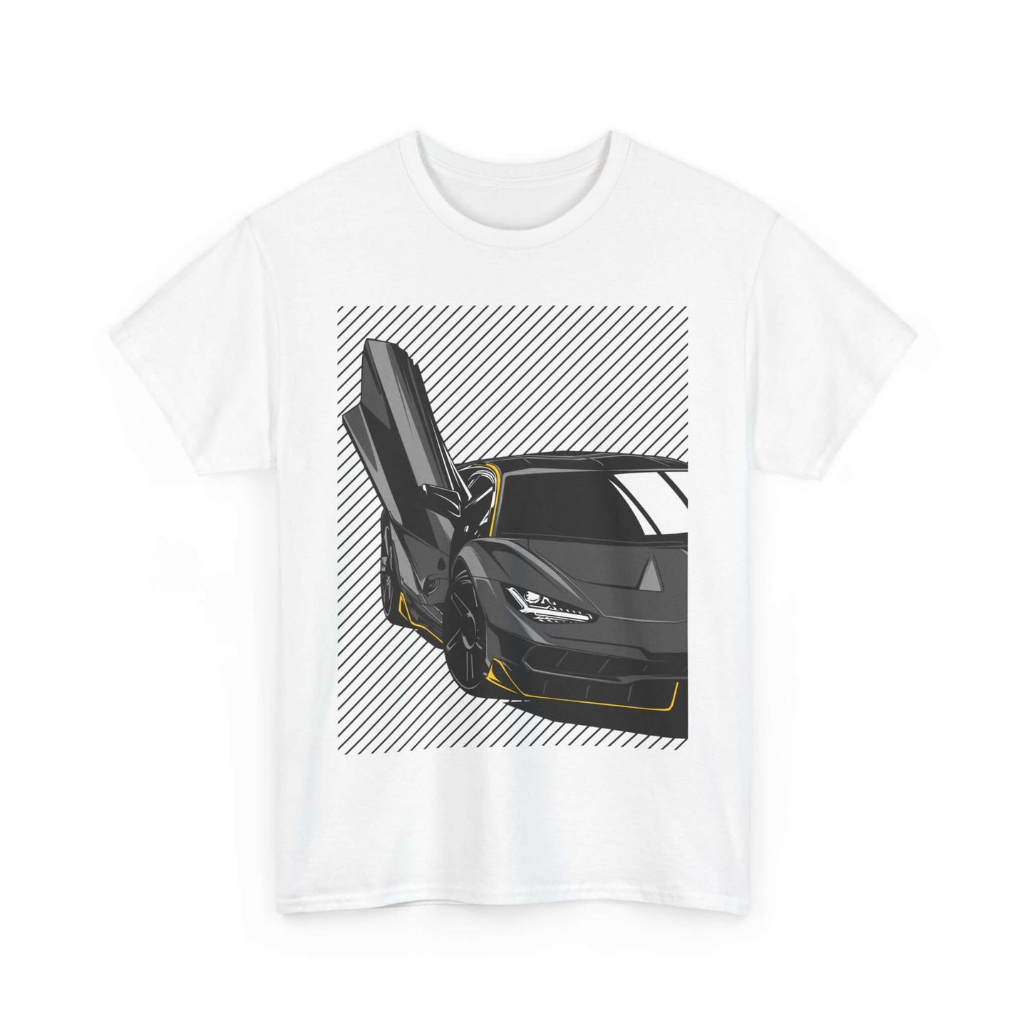 Modern Supercar T-Shirt, Contemporary Auto Enthusiast Tee, Trendy Racewear