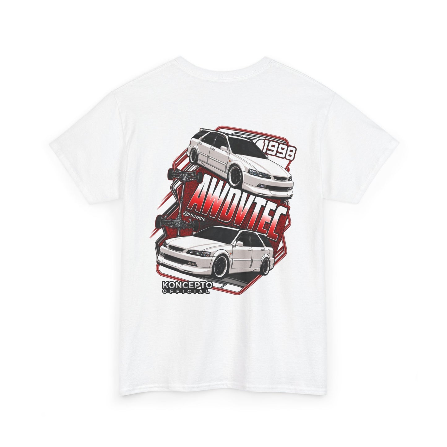 1998 AWD Wagon Shirt, JDM Inspired Car Tee, Import Wagon Graphic Shirt, Automotive Streetwear, Car Enthusiast Gift