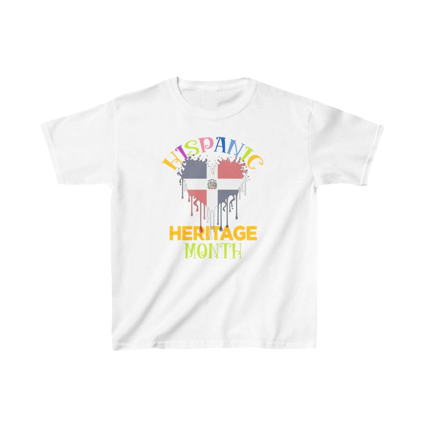 Kids Tee - Hispanic Heritage Santo Domingo Flag T-Shirt