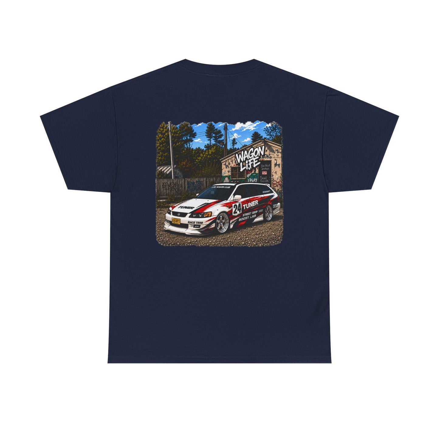 Wagon Life Shirt, AWD Wagon Graphic Tee, Import Car Shirt, JDM Inspired Streetwear, Tuner Wagon Car Meet Tee