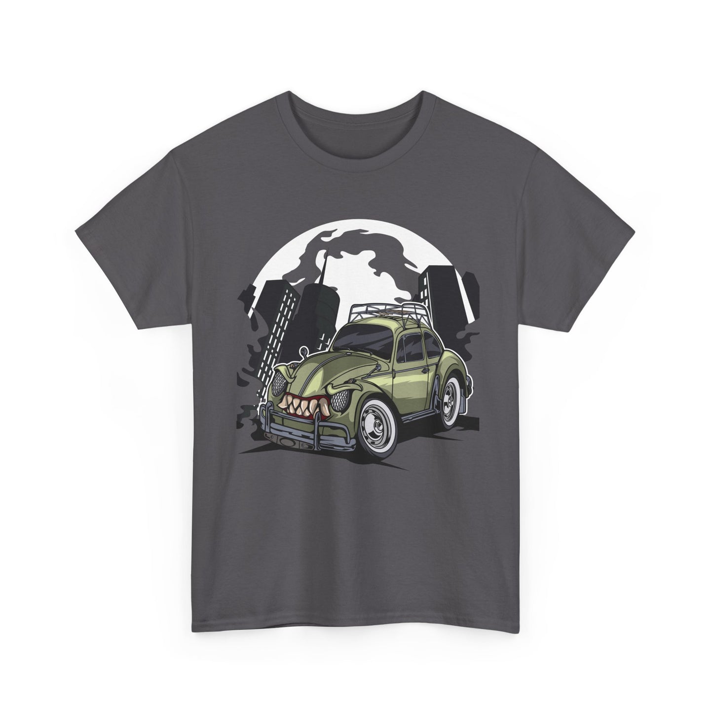 Beetle Art Unisex Tee - Vintage Car Urban Monster Retro Unique Print