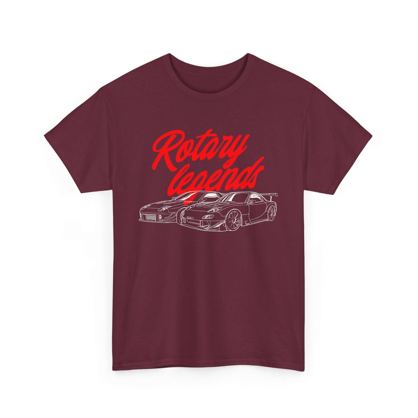 Rotary Legends T-Shirt, Classic Rotary Engine Cars Tee, Racing Enthusiast Apparel