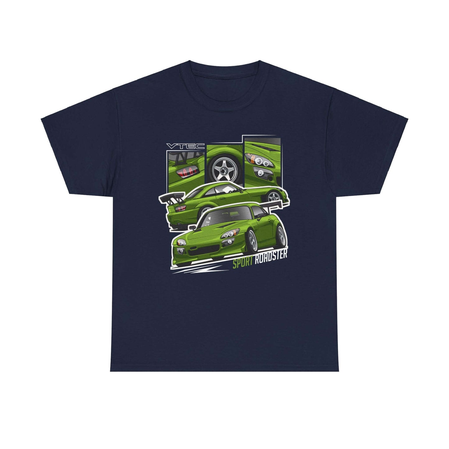 Sport Car Tee - Vibrant Green Honda S2000