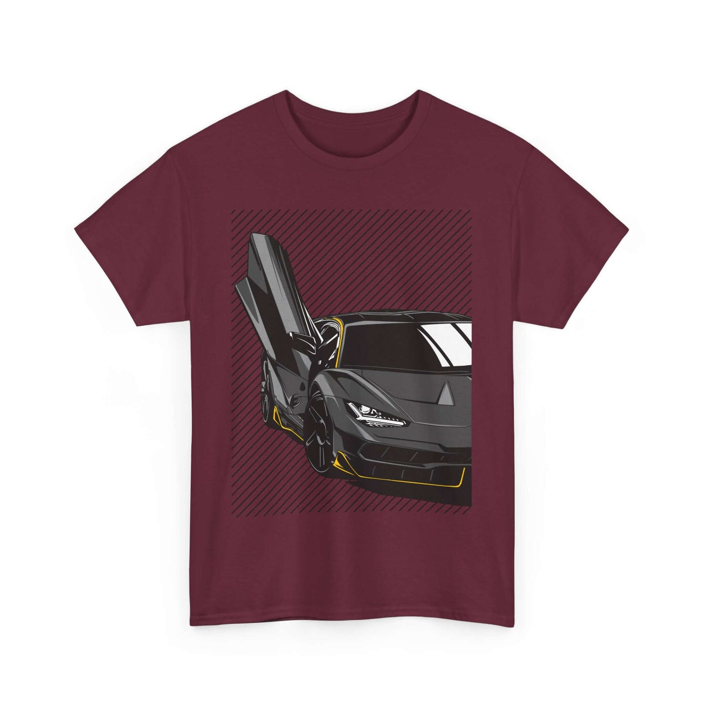 Modern Supercar T-Shirt, Contemporary Auto Enthusiast Tee, Trendy Racewear